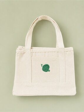 Canvas Mini Tote Honey Bee Stamped